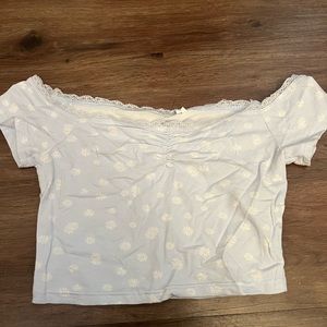 Pacsun floral top with mesh! Size:Small
